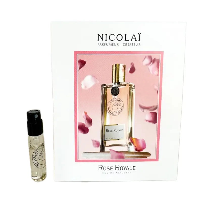 Offizielle Parfümproben des Duftes Nicolai Rose Royale, 1,8 ml, 0,07 oz.