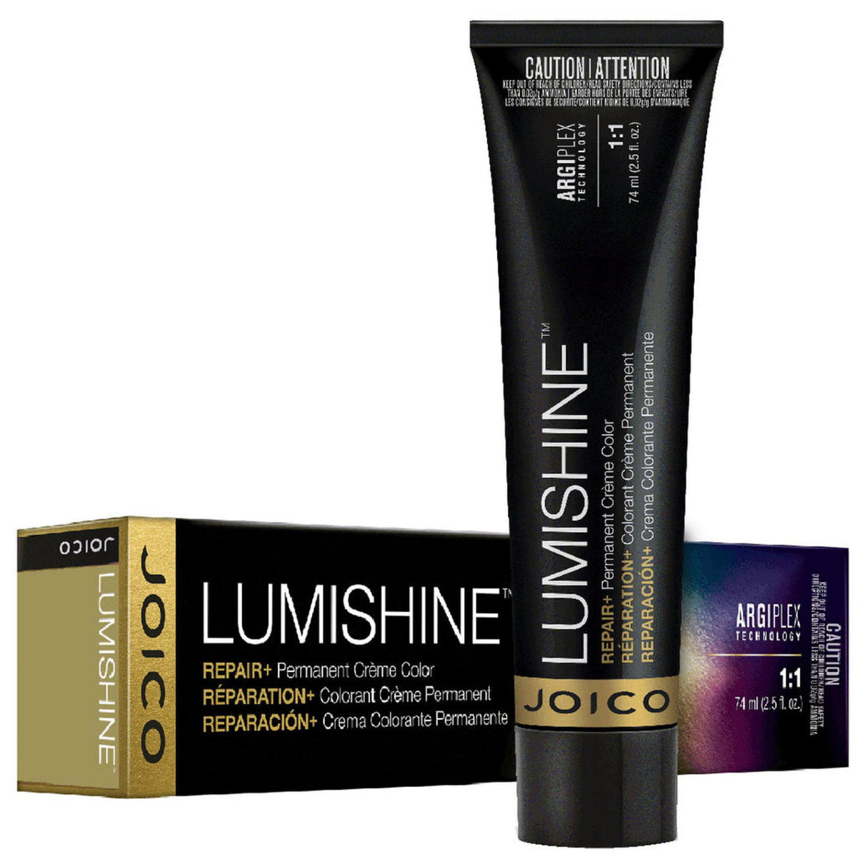 Joico, LumiShine Permanent Creme, Permanent Hair Dye, 3M Mocha Dark Brown, 74 ml