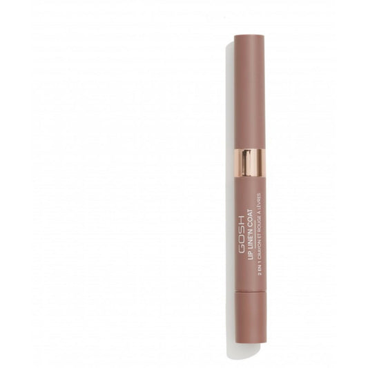 Gosh, Line'n Coat, Lip Liner & Lip Coat 2-In-1, 002, Burnt Cinnamon, 2 ml