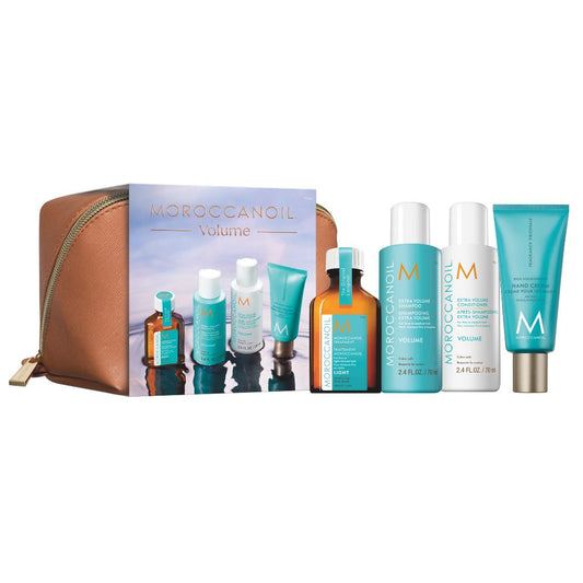 Set Moroccanoil: Volume, Paraben-Free, Hair Shampoo, Shine & Body, 70 ml + Volume, Paraben-Free, Hair Conditioner, Moisture & Volume, 70 ml + Hydration, Hair Oil Treatment, Hydrating, 25 ml + Fragrance Originale, Hyaluronic Acid, Nourishing, Hand Cream,…
