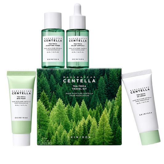 Madagascar Centella Set Skin1004: Tea-Trica, Soothing & Moisturizing, Daily, Cream, For Face, 30 ml + Tea-Trica, Cleansing & Soothing, Cleansing Foam, 20 ml + Tea-Trica, Balancing, Tonic Lotion, For Face, 30 ml + Tea-Trica, Smoothing, Day & Night,…