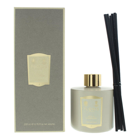 Floris Of London, Oud And Cashmere, Reed diffuser, Aroma Reed Diffuser, 200 ml