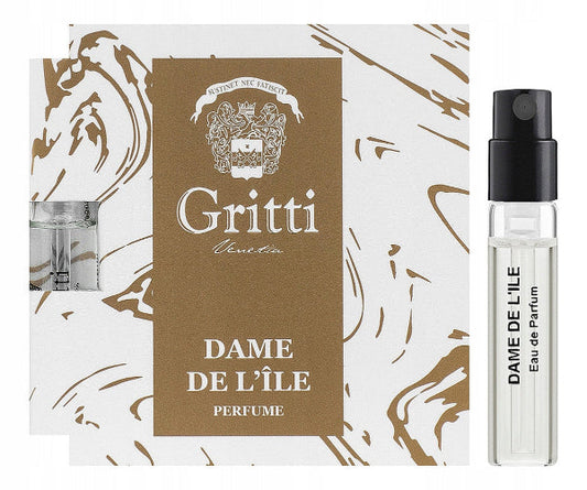 Gritti Dame de l'Ille official perfume sample 2ml 0.06 fl. oz.