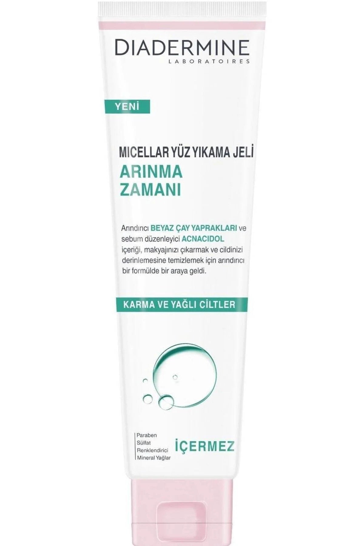 Diadermine, Purification Time, Micellar Water, Eliminates Impurities, Cleansing Gel, For Face, 150 ml