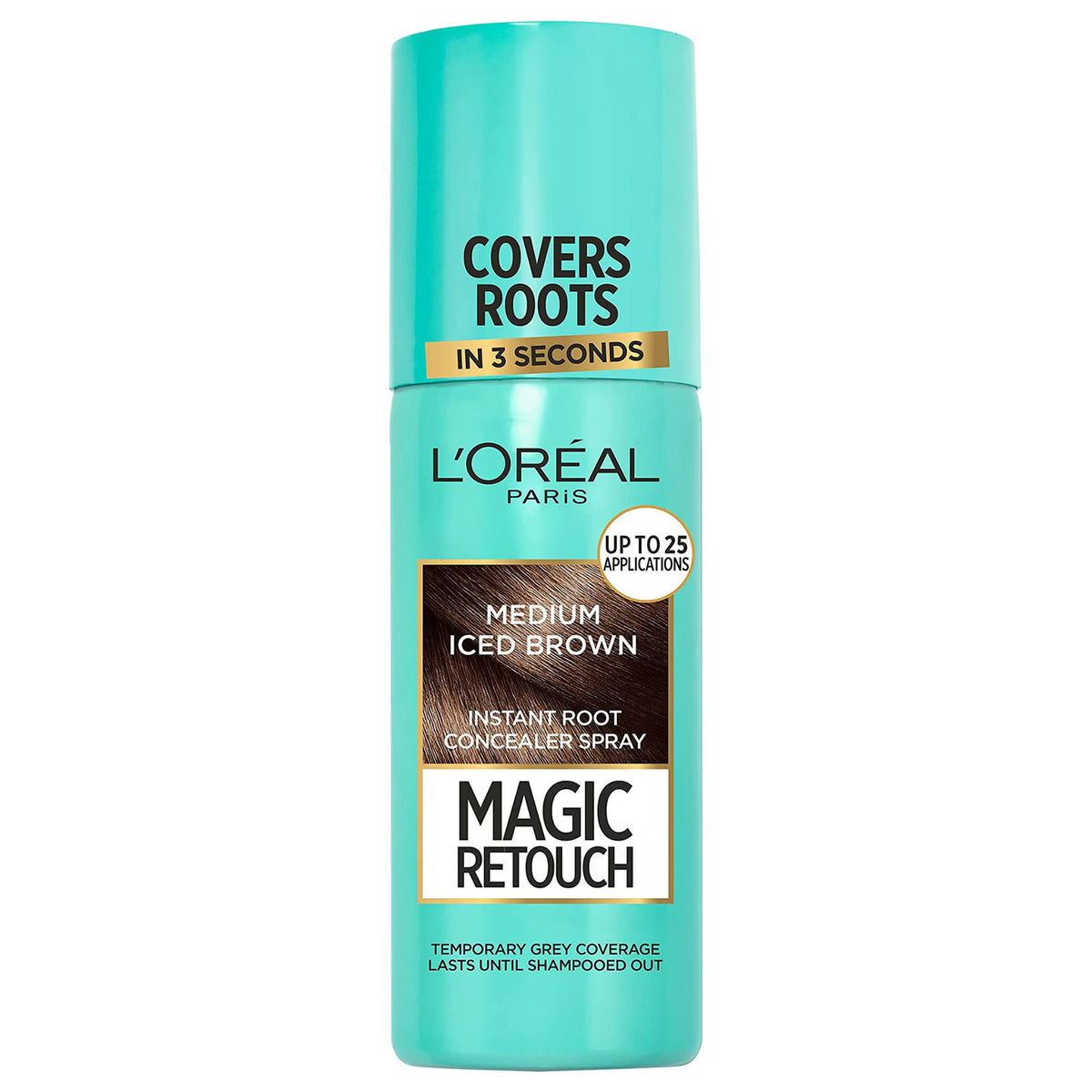 L'Oreal Paris, Magic Retouch, Root Touch-Up Spray,   Medium Iced Brown, 75 ml