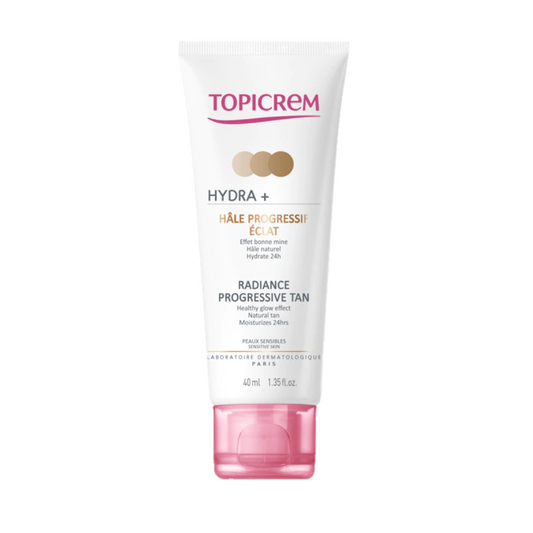 Topicrem, Hydra+, Accelerates Natural Tanning, Self-Tanning Cream, For Face & Neck, 40 ml